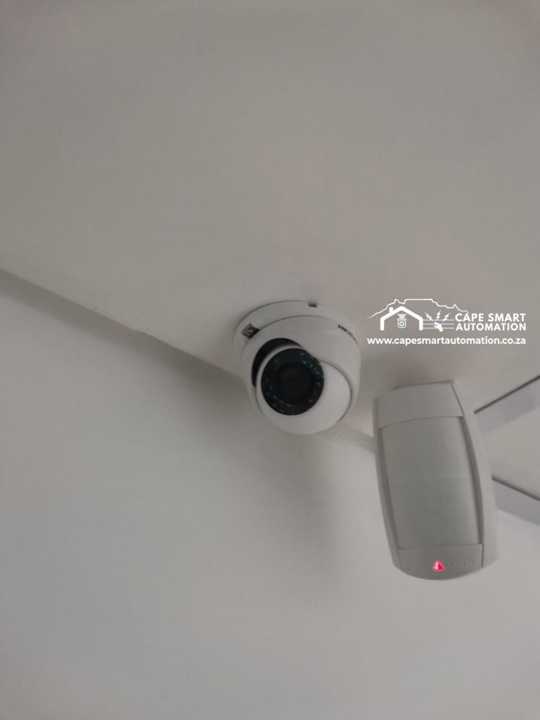 Indoor CCTV dome camera installation in Cape Town
