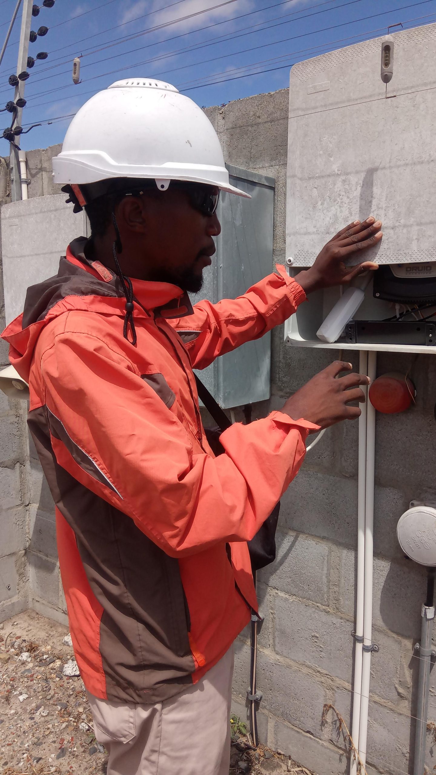 Electric fence servicing project photograph from Cape Smart Automation