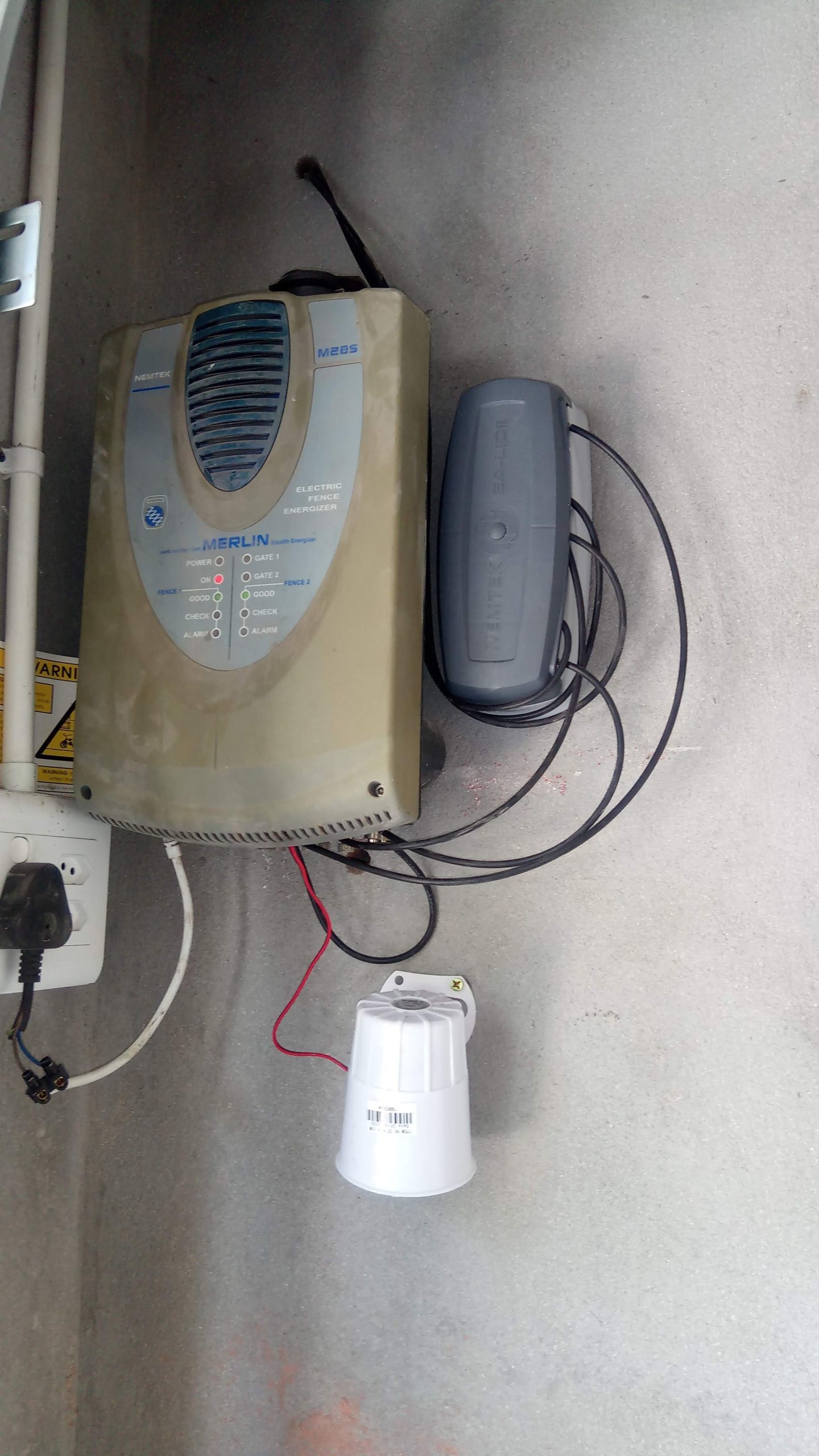 Electric fence system project photograph from Cape Smart Automation